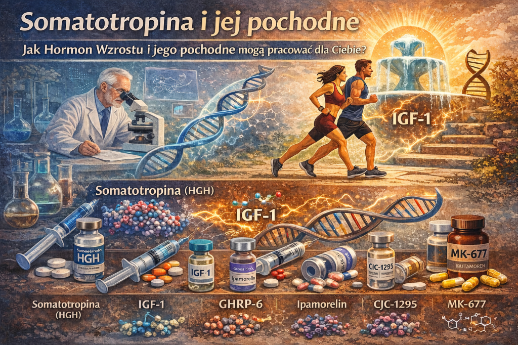 Somatotropina i jej pochodne – co o nich wiemy, i jak możesz je wykorzystać by pracowały dla&nbsp;Ciebie?