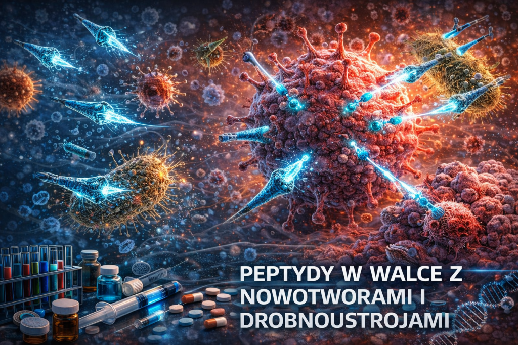 Peptydy w walce z nowotworami i&nbsp;drobnoustrojami