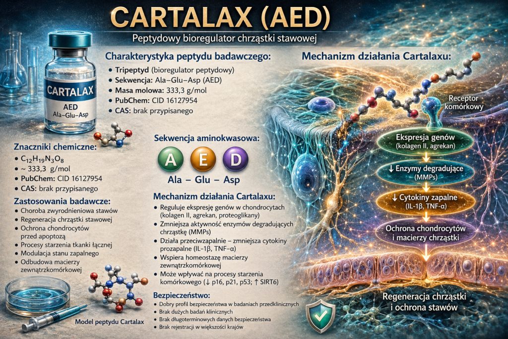 CARTALAX (AED, Ala-Glu-Asp)